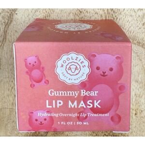Woolzies Gummy Bear Hydrating Overnight Lip‎ Mask | 100% Natural & Organic | 1oz